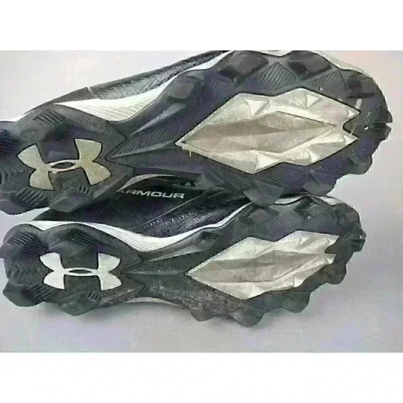 Under Armour Football Cleats Men's 13 Hammer RM Black Mid 3022174-001 - Picture 9 of 9